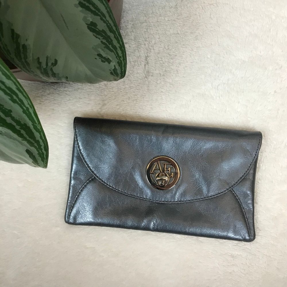 American Eagle Silver Clutch Wallet
